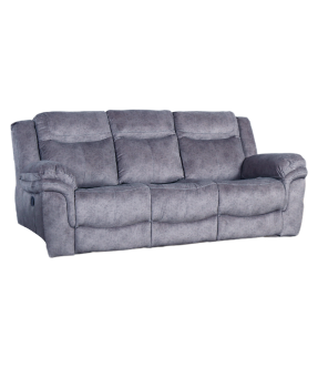 Sofa Recliner 3 Seater Diamond Grey